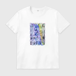 Мужская футболка хлопок Абстрактное искажение