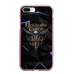 Чехол для iPhone 7Plus/8 Plus матовый Baldurs Gate 3 black blue