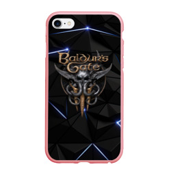 Чехол для iPhone 6/6S матовый Baldurs Gate 3 black blue