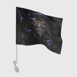 Флаг для автомобиля Baldurs Gate 3 black blue