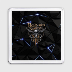 Магнит 55*55 Baldurs Gate 3 black blue