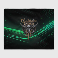 Плед 3D Baldurs Gate 3  dark green