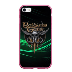 Чехол для iPhone 6/6S матовый Baldurs Gate 3  dark green