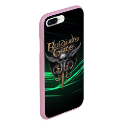 Чехол для iPhone 7Plus/8 Plus матовый Baldurs Gate 3  dark green - фото 2