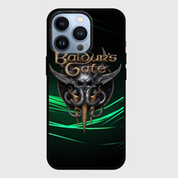 Чехол для iPhone 13 Pro Baldurs Gate 3  dark green