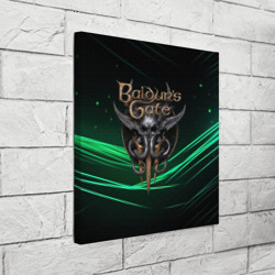 Холст квадратный Baldurs Gate 3  dark green - фото 2