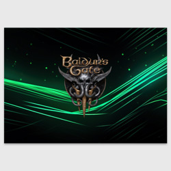 Поздравительная открытка Baldurs Gate 3  dark green