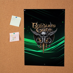 Постер Baldurs Gate 3  dark green - фото 2