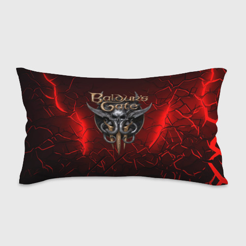 Подушка 3D антистресс Baldurs Gate 3  logo red