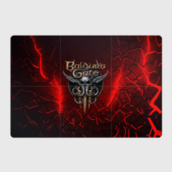 Магнитный плакат 3Х2 Baldurs Gate 3  logo red