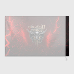Флаг 3D Baldurs Gate 3  logo red - фото 2