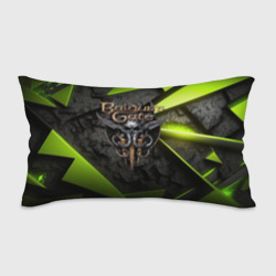 Подушка 3D антистресс Baldurs Gate 3  logo green abstract