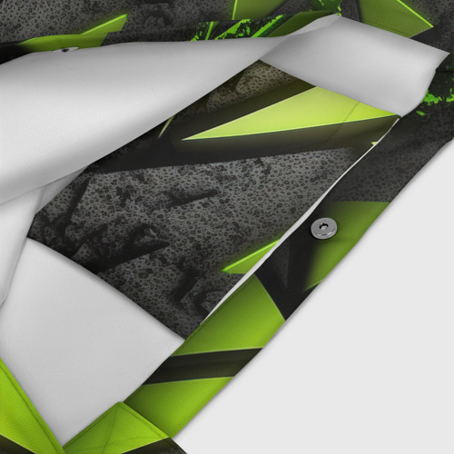 Пляжная сумка 3D Baldurs Gate 3  logo green abstract - фото 4