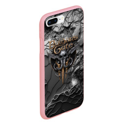 Чехол для iPhone 7Plus/8 Plus матовый Baldurs Gate 3 logo Dark - фото 2