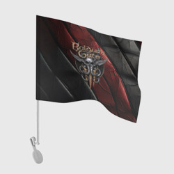 Флаг для автомобиля Baldurs Gate 3  logo  dark