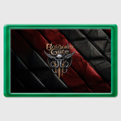 Магнит 45*70 Baldurs Gate 3  logo  dark