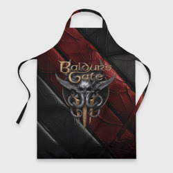 Фартук 3D Baldurs Gate 3  logo  dark