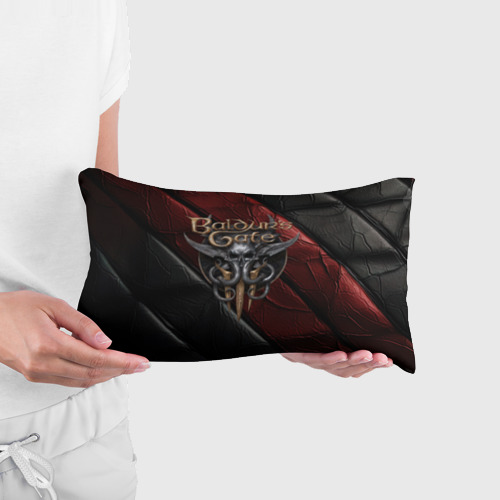 Подушка 3D антистресс Baldurs Gate 3  logo  dark - фото 3