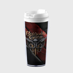 Термокружка-непроливайка Baldurs Gate 3  logo  dark