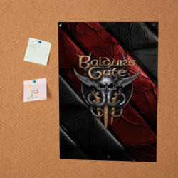 Постер Baldurs Gate 3  logo  dark - фото 2