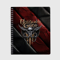 Тетрадь Baldurs Gate 3  logo  dark