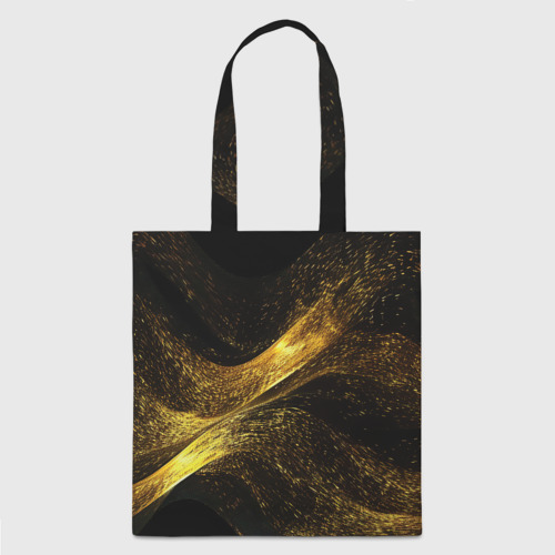 Шоппер 3D Baldurs Gate 3  logo gold black - фото 2