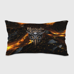 Подушка 3D антистресс Baldurs Gate 3 logo gold and black