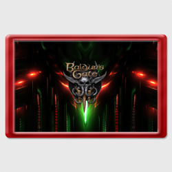 Магнит 45*70 Baldurs Gate 3 logo green red light