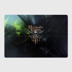 Магнитный плакат 3Х2 Baldurs Gate 3 logo dark  green