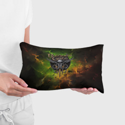 Подушка 3D антистресс Baldurs Gate 3 logo dark  green fire - фото 2