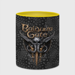 Кружка с полной запечаткой Baldurs Gate 3 logo dark black - фото 2