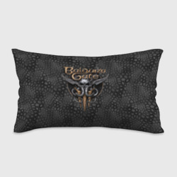 Подушка 3D антистресс Baldurs Gate 3 logo dark black