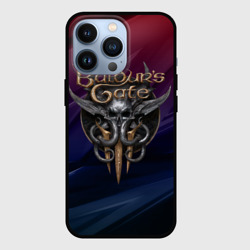 Чехол для iPhone 13 Pro Baldurs Gate 3 logo geometry 