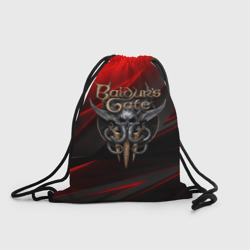 Рюкзак-мешок 3D Baldurs Gate 3 logo  geometry 