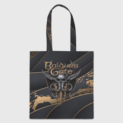 Шоппер 3D Baldurs Gate 3 logo Dark logo