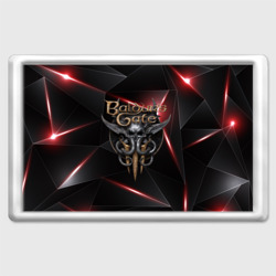 Магнит 45*70 Baldurs Gate 3 logo  black red