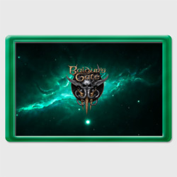 Магнит 45*70 Baldurs Gate 3 logo green