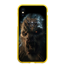 Чехол для iPhone XS Max матовый Baldurs Gate 3 оборотень