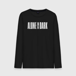 Мужской лонгслив хлопок Alone in the dark logo