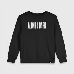 Детский свитшот хлопок Alone in the dark logo