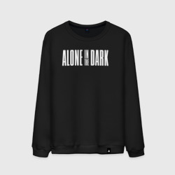 Мужской свитшот хлопок Alone in the dark logo