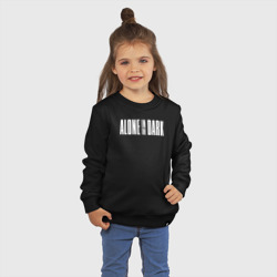 Детский свитшот хлопок Alone in the dark logo - фото 2