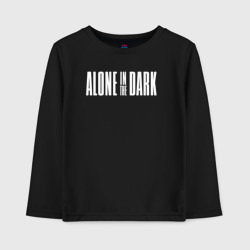 Детский лонгслив хлопок Alone in the dark logo