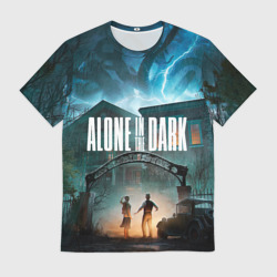 Мужская футболка 3D Особняк Alone in the dark