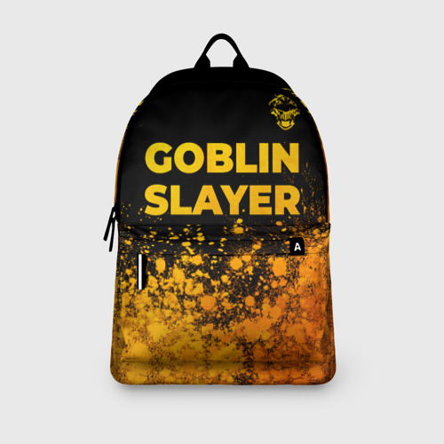 Рюкзак 3D Goblin Slayer - gold gradient: символ сверху - фото 4