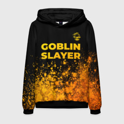 Мужская толстовка 3D Goblin Slayer - gold gradient: символ сверху