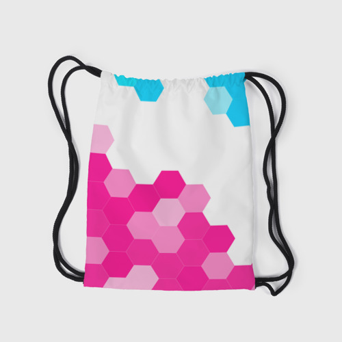 Рюкзак-мешок 3D Citroen neon gradient style: символ сверху - фото 7