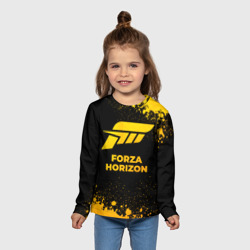 Детский лонгслив 3D Forza Horizon - gold gradient - фото 2