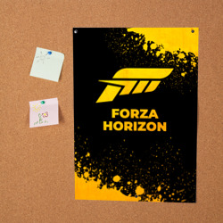 Постер Forza Horizon - gold gradient - фото 2