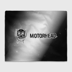 Плед 3D Motorhead glitch на светлом фоне: надпись и символ